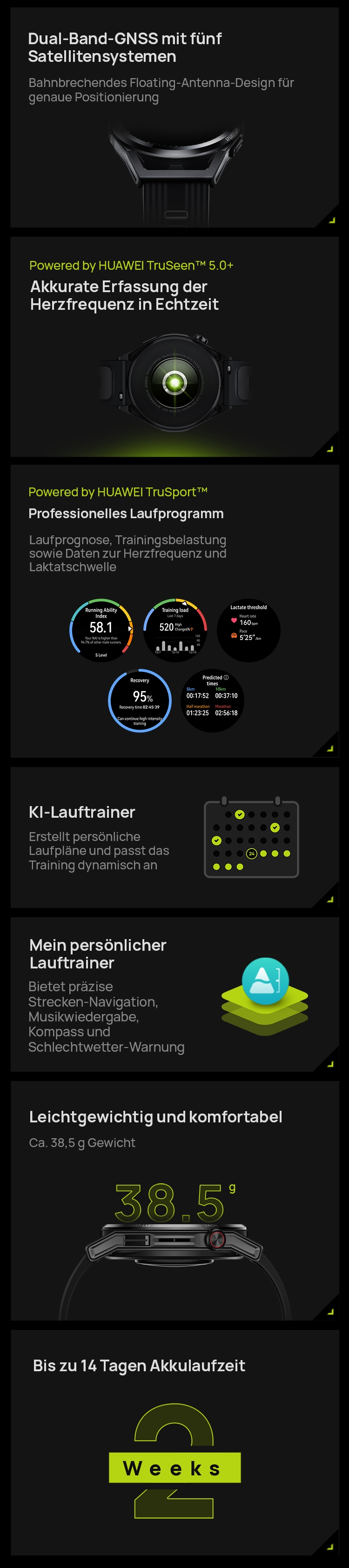 HUAWEI WATCH GT Runner im offiziellen HUAWEI Shop kaufen